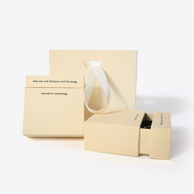 China Fertigung Großhandel hochwertige Halskette Ohrring Armband Ring Box Schmuck Verpackung Personalisierte Custom Eco Friendly Karton Papier Schublade Schmuckbox mit Logo