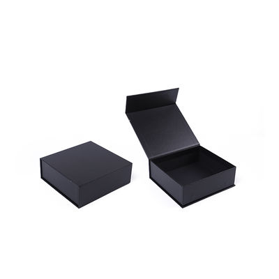 Großhandel hochwertige Magnetgeschenkbox Verpackung Custom Logo Luxus Öko-freundliches Karton Papier Schwarz Magnetschmuckbox