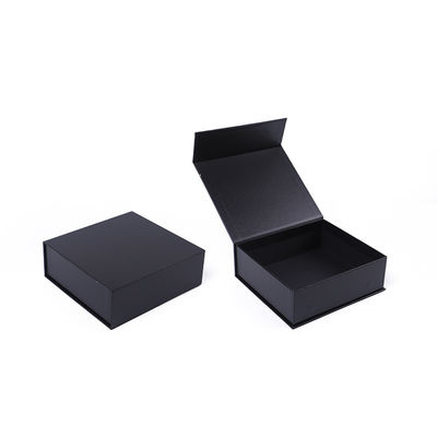 Großhandel hochwertige Magnetgeschenkbox Verpackung Custom Logo Luxus Öko-freundliches Karton Papier Schwarz Magnetschmuckbox