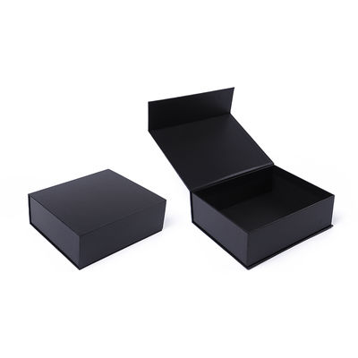 Großhandel hochwertige Magnetgeschenkbox Verpackung Custom Logo Luxus Öko-freundliches Karton Papier Schwarz Magnetschmuckbox