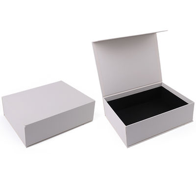 Großhandel Produktion hochwertige Magnetgeschenkbox Verpackung Custom Logo Luxus Öko-freundliches Karton Papier Weiß Magnetschmuckbox