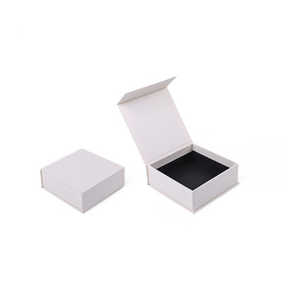 Großhandel Produktion hochwertige Magnetgeschenkbox Verpackung Custom Logo Luxus Öko-freundliches Karton Papier Weiß Magnetschmuckbox