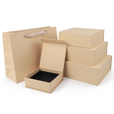Großhandel Herstellung hochwertiger Magnet-Geschenkbox Verpackung Individuelles Logo Luxus Umweltfreundlicher Karton Papier Gelbe Magnetische Schmuckschatulle
