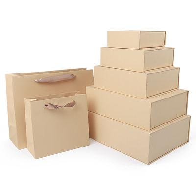 Großhandel Herstellung hochwertiger Magnet-Geschenkbox Verpackung Individuelles Logo Luxus Umweltfreundlicher Karton Papier Gelbe Magnetische Schmuckschatulle
