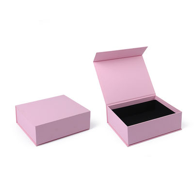 Großhandel Produktion hochwertige Magnetgeschenkbox Verpackung Custom Logo Luxus Eco Friendly Karton Papier rosa Magnetschmuckbox