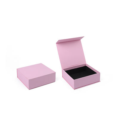 Großhandel Produktion hochwertige Magnetgeschenkbox Verpackung Custom Logo Luxus Eco Friendly Karton Papier rosa Magnetschmuckbox