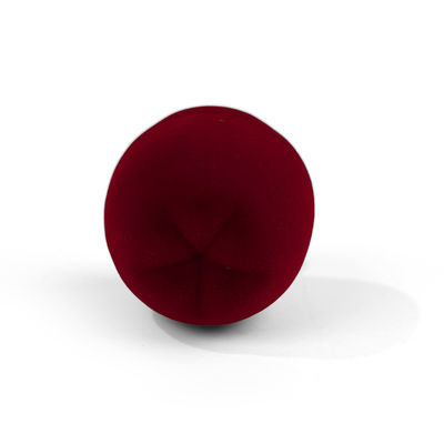 Anpassbare, personalisierte, hochwertige, rote Samt-Schmuckringschatulle als Weihnachtsgeschenk