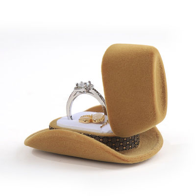 Anpassbares persönliches Premium-Velvet-Cowboy-Schmuckringe für Weihnachtsgeschenke