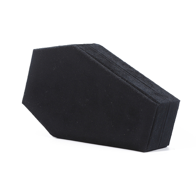 Individuelle Organizer-Aufbewahrung, schwarzer Samt, Schmuck-Reisebox, OEM, Weihnachts-Schmuckgeschenkbox