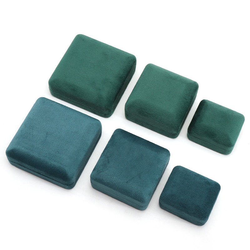 Quadratische Flanell-Eisenkoffer Schmuckbox mit Hanhong Custom Logo und Mondmuster Design