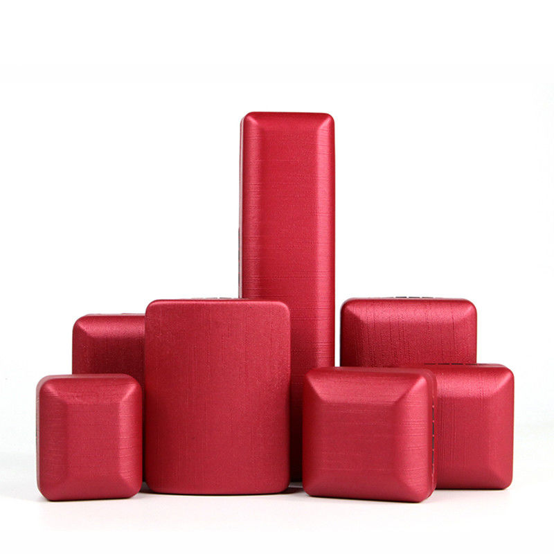 Rote PU-Lederschmuckbox für Ringe und Sets angepasst Hanhong Design Eisenmaterial