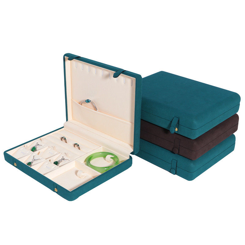Leder Schmuckschachtel für die elegante und sichere Lagerung von Halskette Armband Ohrringe Set