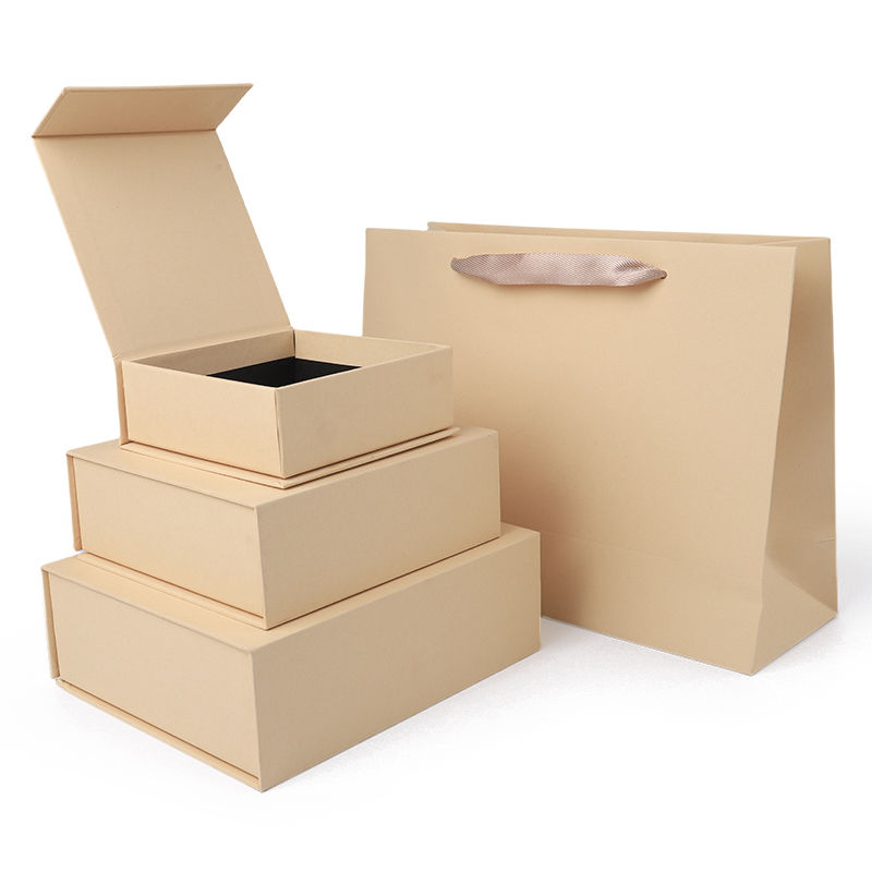 Großhandel Herstellung hochwertiger Magnet-Geschenkbox Verpackung Individuelles Logo Luxus Umweltfreundlicher Karton Papier Gelbe Magnetische Schmuckschatulle
