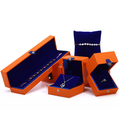 Individuelle Schmuckverpackung Samtbox mit Logo und Silk Screen Printing