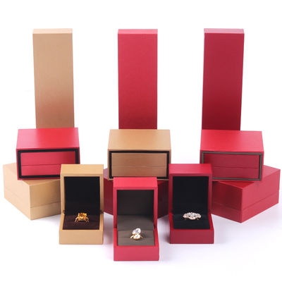 Papierschmuckverpackungskiste mit individuellem Logo für Armband Halskette Lagerung 5.5*4.5*3.5