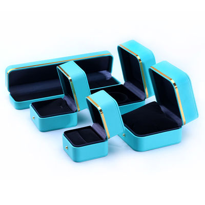 Verpackungskarton für Schmuck aus PU-Leder für Armbänder, Halskette, Uhr und Ring