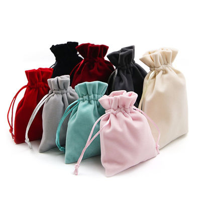 Anti-Kratz-Ziehseile Samt Schmucktasche Tasche für Schmuck Luxus Geschenkverpackung